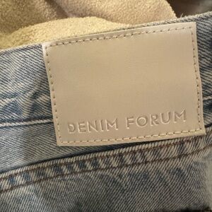 Denim Forum (Aritzia) The Farrah Hi-Rise Wide Jeans